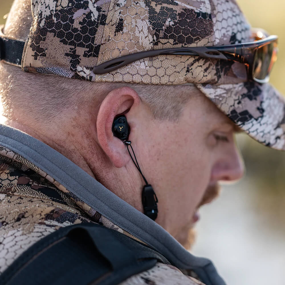 Hunter Wearing Hearing Protection